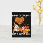 Humpty Dumpty Had Een Grote Val Fijne Herfst Allen Kaart (Gele Bloem)