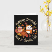 Humpty Dumpty Had Een Grote Val Gelukkig Herfst Y' Kaart (Gele Bloem)