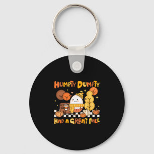 Humpty Dumpty Had Eén Grote Val Herfst Pompoen Dan Sleutelhanger
