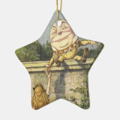 Humpty Dumpty Holiday Ornimaat Keramisch Ornament (Links)