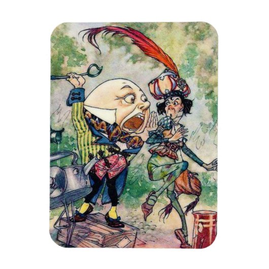Humpty Dumpty in Wonderland Magneet (Verticaal)