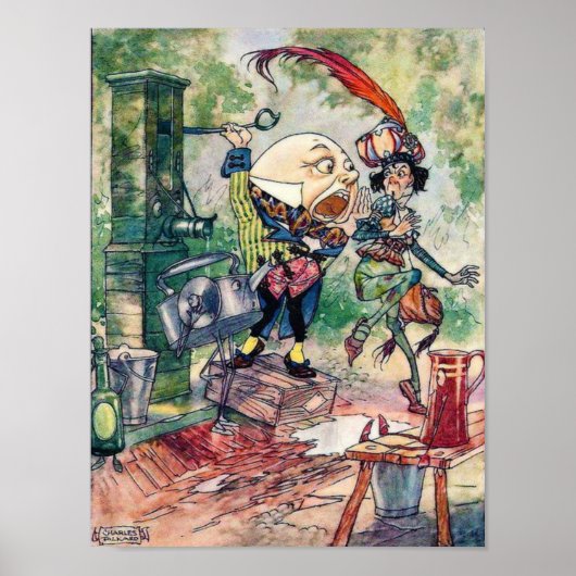 Humpty Dumpty in Wonderland Poster (Voorkant)