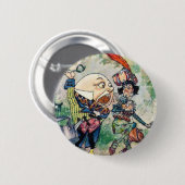Humpty Dumpty in Wonderland Ronde Button 5,7 Cm (Voorkant /achterkant)