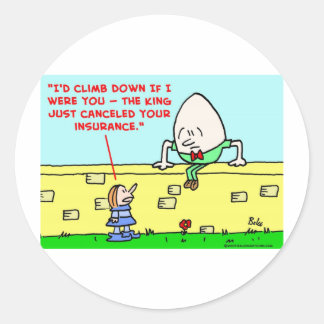 humpty dumpty insurance ronde sticker
