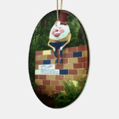 Humpty Dumpty Keramisch Ornament (Links)