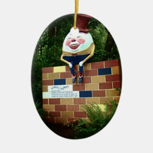 Humpty Dumpty Keramisch Ornament (Voorkant)
