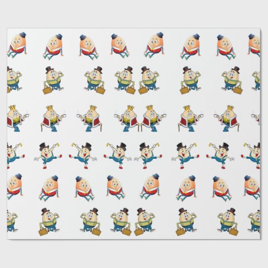 Humpty Dumpty Kids Verjaardag Cadeaupapier (Vlak)