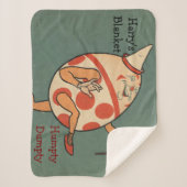 Humpty Dumpty Kinderen gepersonaliseerd Sherpa Deken (Voorkant)