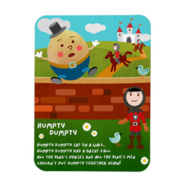 Humpty Dumpty kinderliedjes magneet