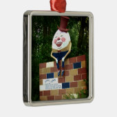 Humpty Dumpty Metalen Ornament (Rechts)