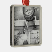 Humpty Dumpty Metalen Ornament (Rechts)
