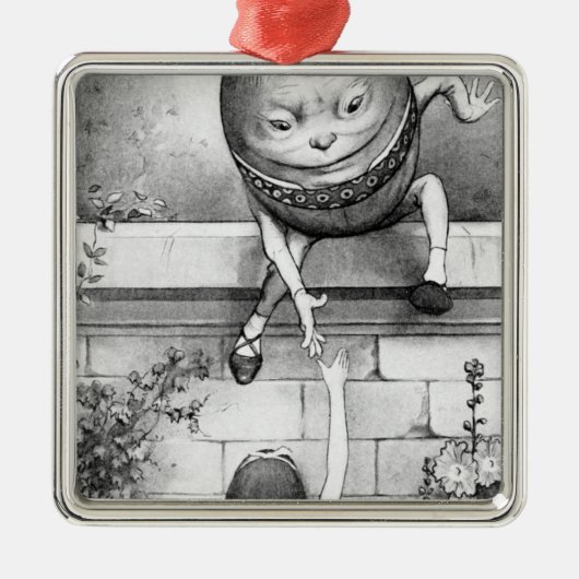 Humpty Dumpty Metalen Ornament (Voorkant)