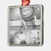 Humpty Dumpty Metalen Ornament (Links)