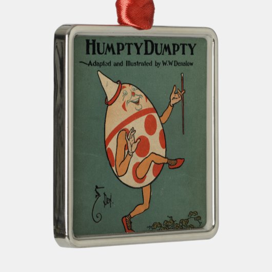Humpty Dumpty Metalen Ornament (Rechts)