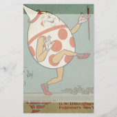 Humpty Dumpty,  moeder Goose Nursery Rhyme Briefpapier (Voorkant)