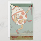 Humpty Dumpty,  moeder Goose Nursery Rhyme Briefpapier (Voorkant / Achterkant)