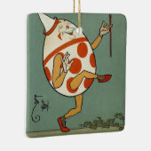 Humpty Dumpty, moeder Goose Nursery Rhyme Keramisch Ornament (Rechts)