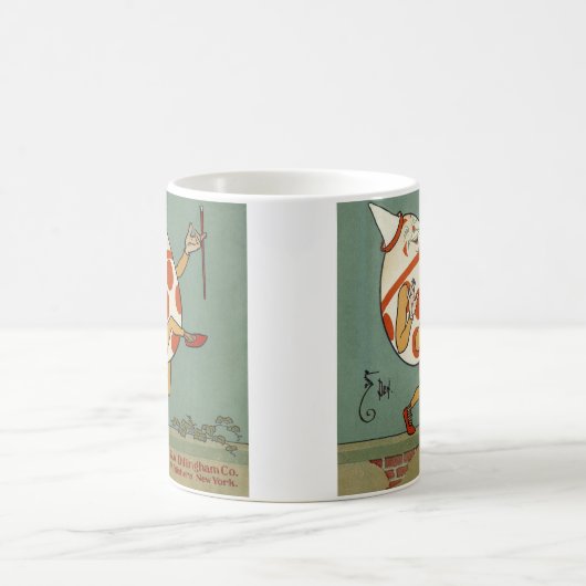 Humpty Dumpty,  moeder Goose Nursery Rhyme Koffiemok (Center)