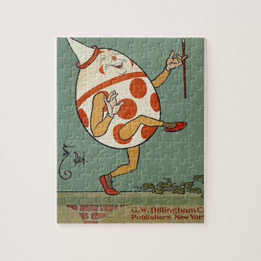 Humpty Dumpty,  moeder Goose Nursery Rhyme Legpuzzel (Verticaal)