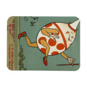 Humpty Dumpty, moeder Goose Nursery Rhyme Magneet (Horizontaal)