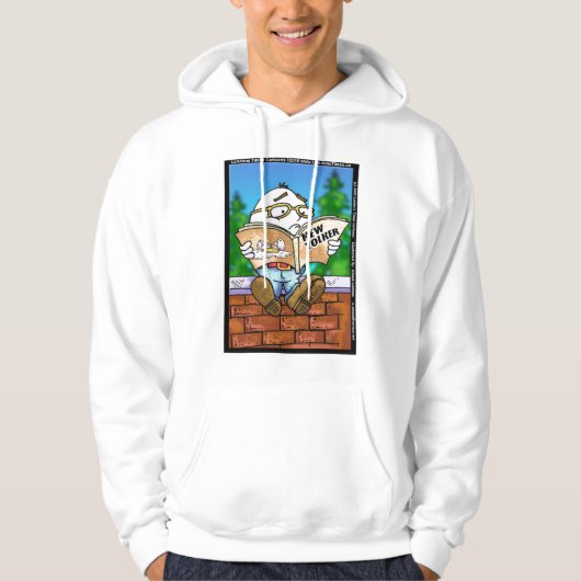 Humpty Dumpty New Yolker Funny Hoodie van Rick Lon (Voorkant)