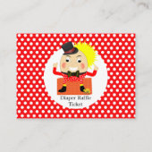 Humpty Dumpty Nursery Rhyme Baby Luier Raffle Informatiekaartje (Achterkant)