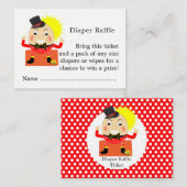 Humpty Dumpty Nursery Rhyme Baby Luier Raffle Informatiekaartje (Voorkant / Achterkant)