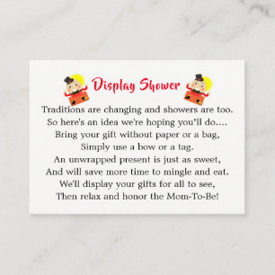 Humpty Dumpty Nursery Rhyme Baby shower Display Informatiekaartje