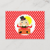 Humpty Dumpty Nursery Rhyme Baby shower Display Informatiekaartje (Achterkant)