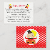 Humpty Dumpty Nursery Rhyme Baby shower Display Informatiekaartje (Voorkant / Achterkant)