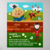 Humpty Dumpty Nursery Rhyme Classroom Poster (Voorkant)