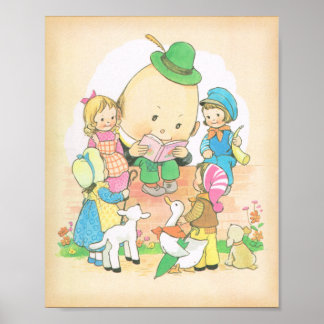 Humpty Dumpty, Nursery Rhymes, Mabel Luci Poster