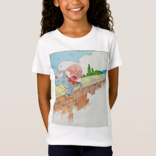 Humpty Dumpty op Muur Moeder Gans Kwekerij Rijm T-shirt