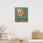 Humpty Dumpty, Oude Moeder de Gans-kinderrijmpje Poster (Keuken)