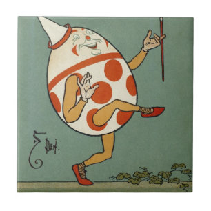 Humpty Dumpty, Oude Moeder de Gans-kinderrijmpje Tegeltje
