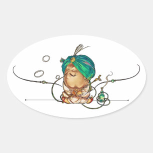 Humpty Dumpty Ovale Sticker