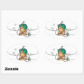 Humpty Dumpty Ovale Sticker (Vel)