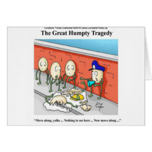 Humpty Dumpty Police Investigation Funny Gifts
