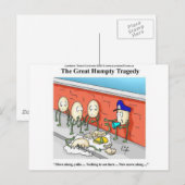 Humpty Dumpty Police Investigation Funny Gifts Briefkaart (Voorkant / Achterkant)