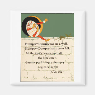Humpty Dumpty Rhyme Magneet