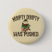 Humpty Dumpty Ronde Button 5,7 Cm (Voorkant)