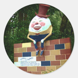 Humpty Dumpty Ronde Sticker