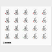 Humpty Dumpty Ronde Sticker (Vel)