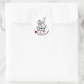 Humpty Dumpty Ronde Sticker (Tas)