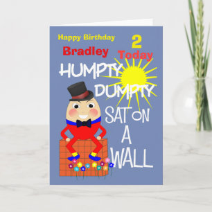 Humpty Dumpty Schattigee Gepersonaliseerde Kids Ve Kaart