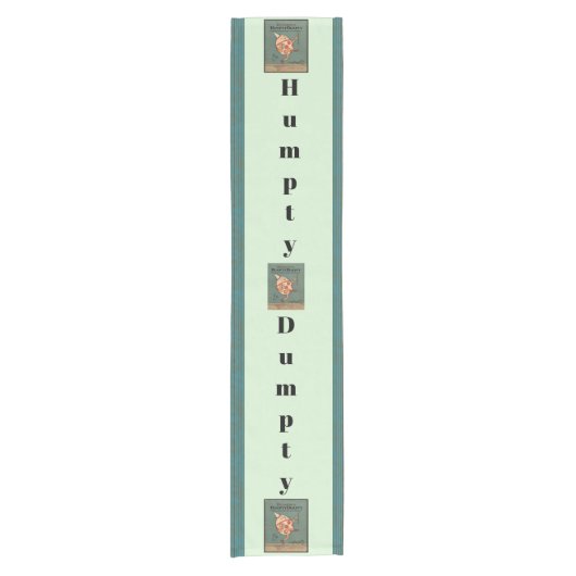 Humpty Dumpty Table Runner Korte Tafelloper (Voorkant)