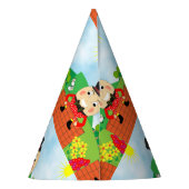Humpty Dumpty Thleed Kids Birthday Party Editable Feesthoedjes (Achterkant)