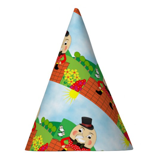 Humpty Dumpty Thleed Kids Birthday Party Editable Feesthoedjes (Rechts)