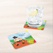 Humpty Dumpty Thleed Kids Birthday Party Editable Kartonnen Onderzetters (Insitu)