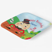 Humpty Dumpty Thleed Kids Birthday Party Editable Papieren Bordje (Gebogen)